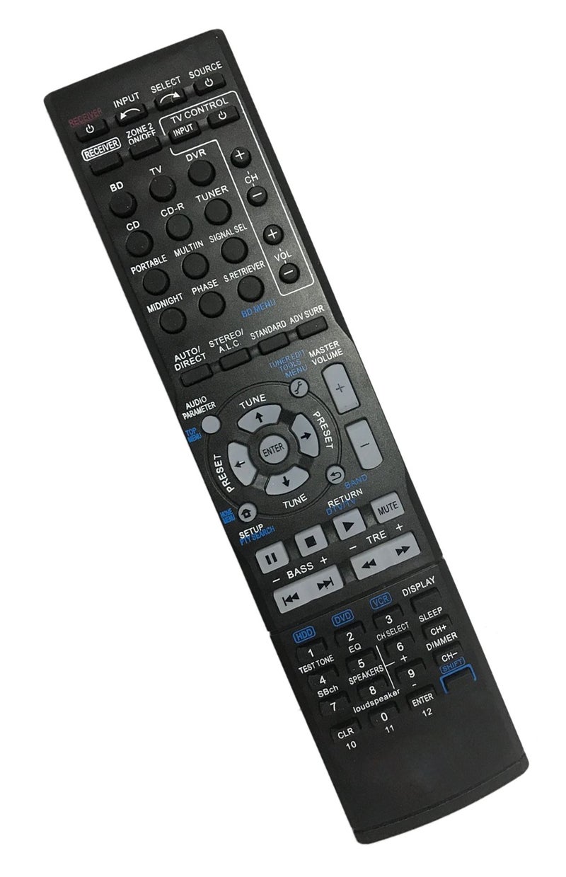 JustFine Replaced Remote Control Compatible for Pioneer VSX-519V AXD7619 VSX-521-K VSX-1023 AXD7690 VSX-1024-K Home Theater AV A/V Audio/Video Receiver System - Image 1